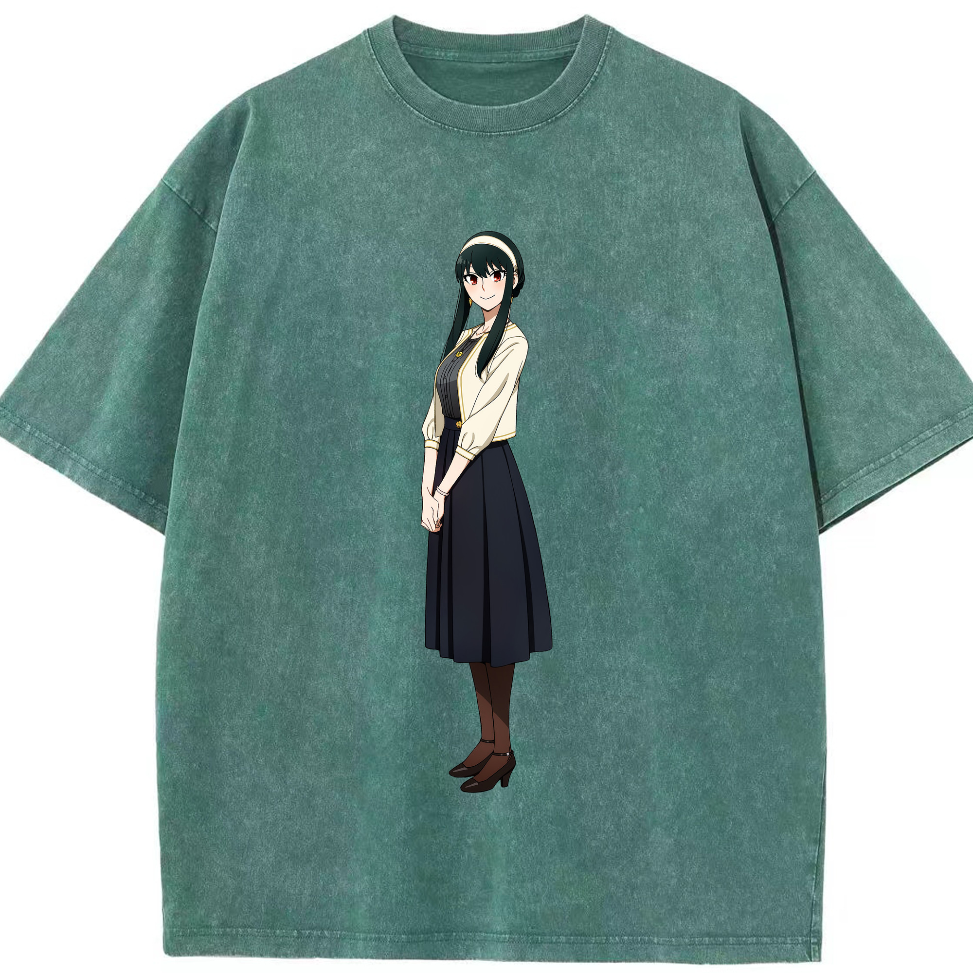（画像用） SPY×FAMILY间谍家家酒 綿100% ヴィンテージ風 半袖Tシャツ（フロントプリント）